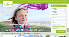 Desktop Screenshot of foehrreisen.de